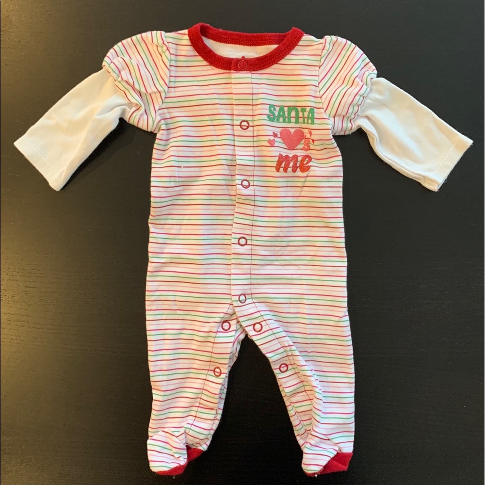 Santa ❤️ Me Sleeper, Circo, 3 months
